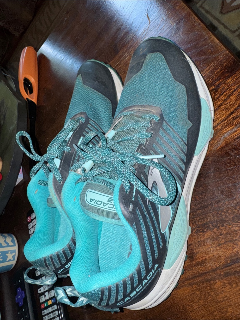 Brooks Cascadia Women's Teal Trail Running Shoes